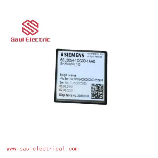 Siemens 6SL3 054-1CG00-1AA0 Compact Flash Card