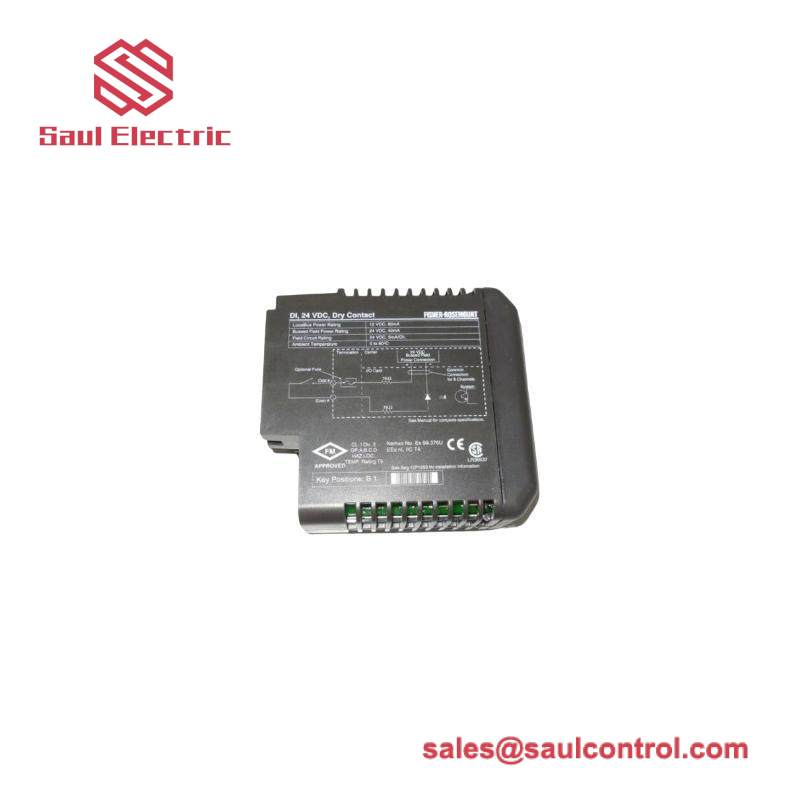 EMERSON KJ3001X1-BB1 12P0550X132 DI 8-Channel 24 VDC Dry Contact Card