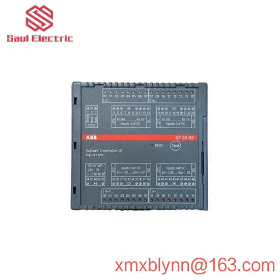 ABB 07DI92 WT92 GJR5252400R4101 Digital I/O module