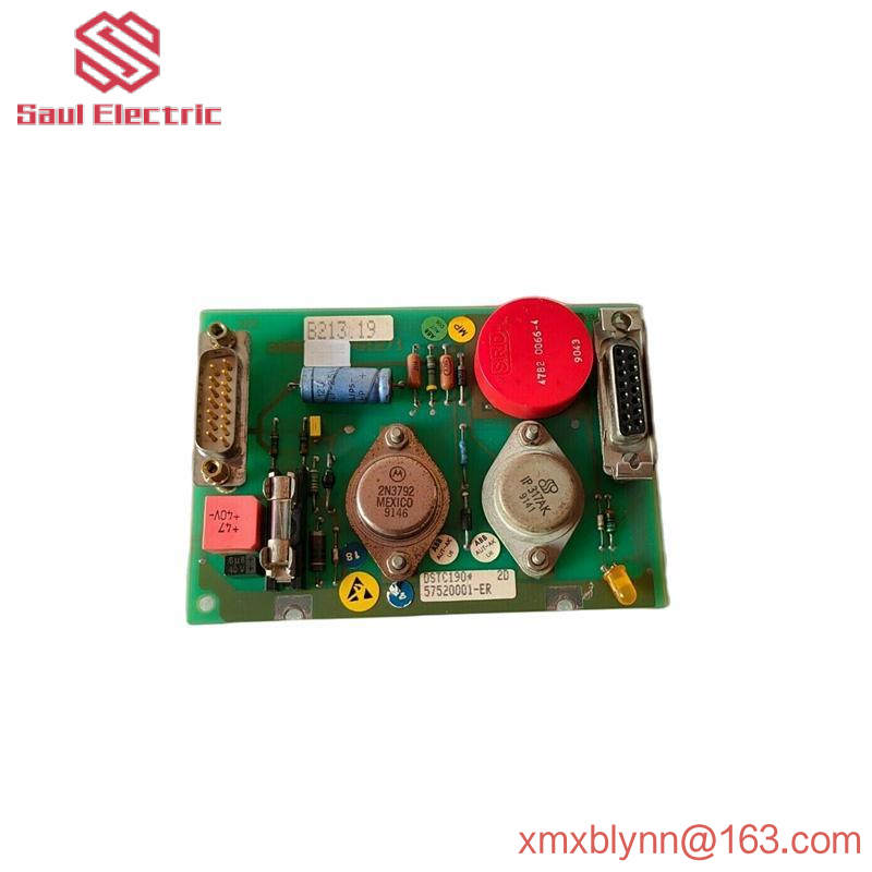 ABB DSTC190 57520001-ER Communications Connection Unit