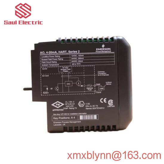 Emerson DeltaV VE4005S2B1 Analog Output Card