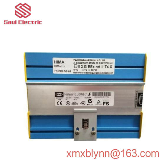 Hima F3 DIO 8/8 01  Hiamtrix F3 DIO 8/8 01 Control Module