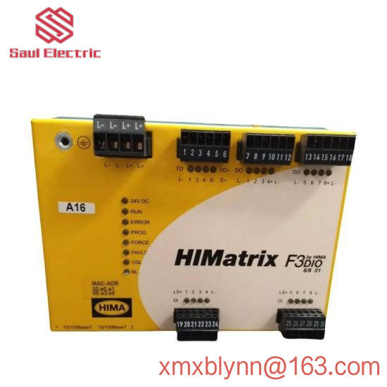Hima F3 DIO 8/8 01  Hiamtrix F3 DIO 8/8 01 Control Module
