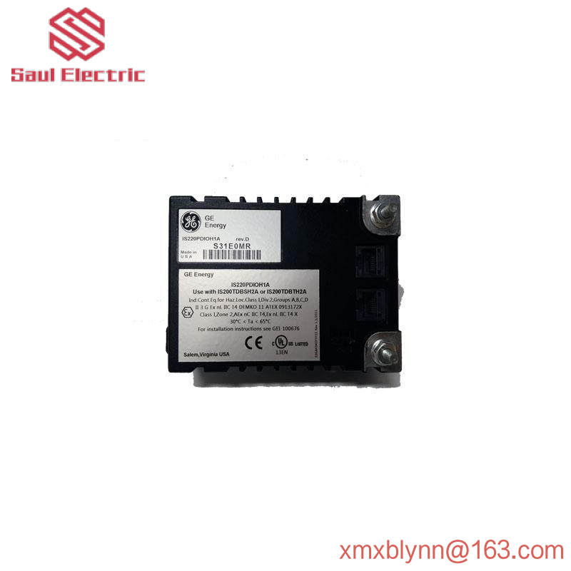GE IS220PDIOH1A, REV D Boards & Turbine Control