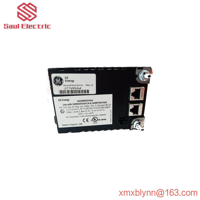 GE IS220PSVOH1A,REV D Boards & Turbine Control