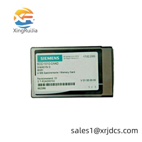 SIEMENS 6DD1610-0AK0 flash memory module