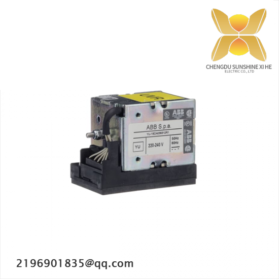 ABB 1SDA038312R1 UNDERVOLTAGE RELEASE SUPPLY VOLTAGE