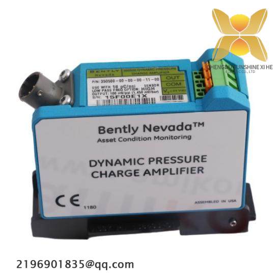 Bently Nevada 350500-00-00-00-11-00 Dynamic Pressure Charge Amplifier