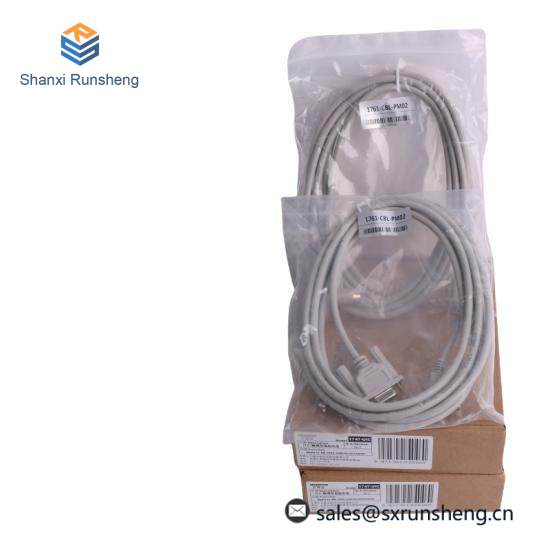 1761-CBL-PM02 8-Pin Mini DIN to 9-Pin D Shell RS232 Cable
