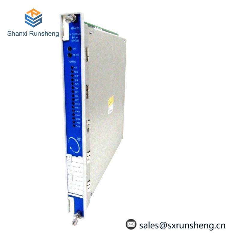 BENTLY NEVADA 3500/33 16-Channel Relay Control Module