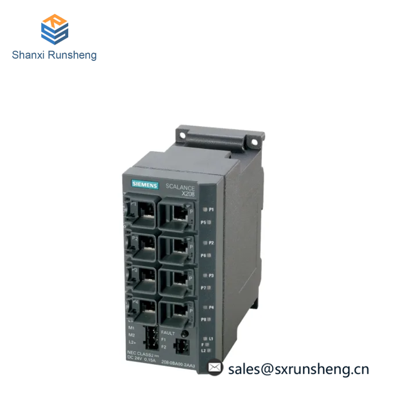 SIEMENS 6GK5208-0BA10-2AA3 SCALANCE X208