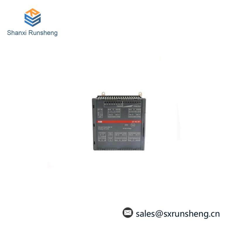 ABB 07AC91 12 GJR5252300R0101 ANALOG I/O UNIT
