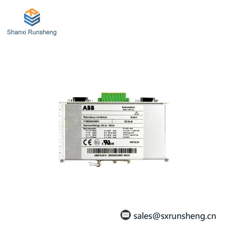 ABB 3BDZ000398R1 RLM01 PROFIBUS Redundancy Link Module