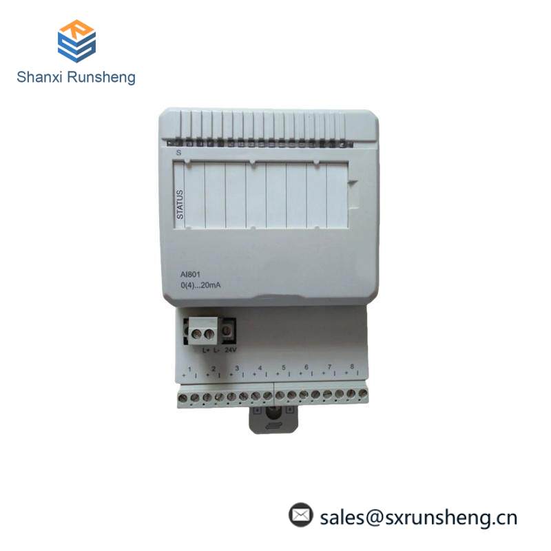 ABB 3BSE020512R1 AI801 Analog Input unit 8 ch