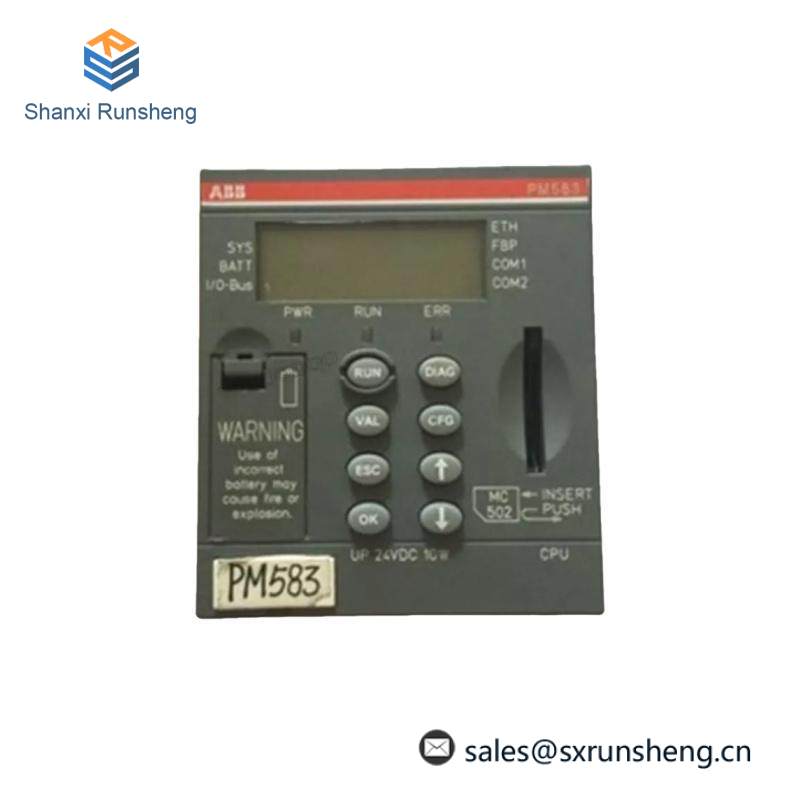 ABB AC500 CPU PM583-ETH High performance modular