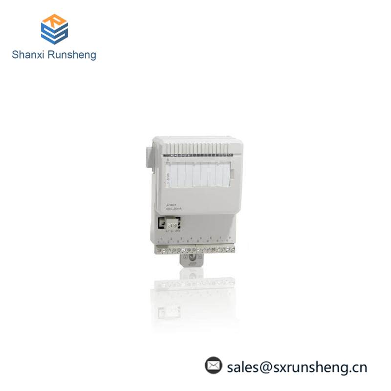 ABB AO801 3BSE020514R1 AO801 Analog output 8 ch