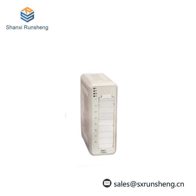 ABB AO810 3BSE008522R1 AO810 Analog output 1x8 ch
