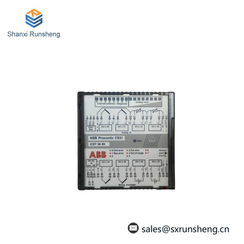 ABB CS31 ICDT08B5 GJR5251600R0101 Anolog Input Module