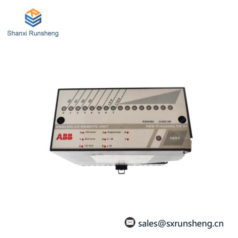 ABB ICSA04B5 ANALOG I/O REMOTE UNIT