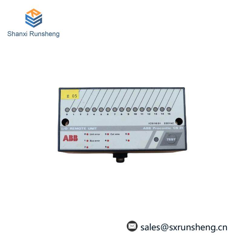 ABB ICSI16D1 I/O REMOTE UNIT PROCONTIC