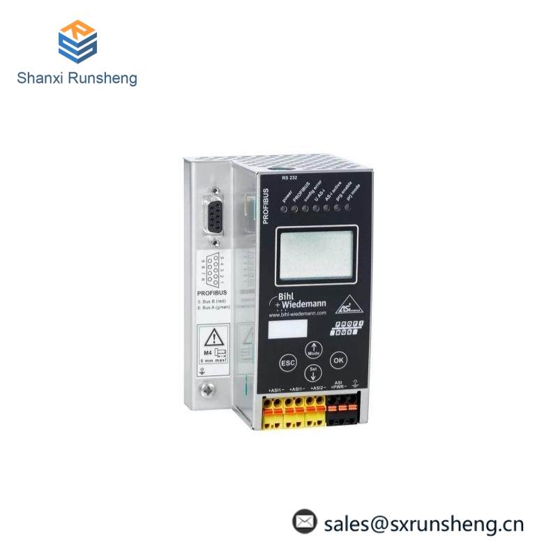 B+W BWU1569 AS-i 3.0 PROFIBUS Gateway in Stainless Steel, 2 masters
