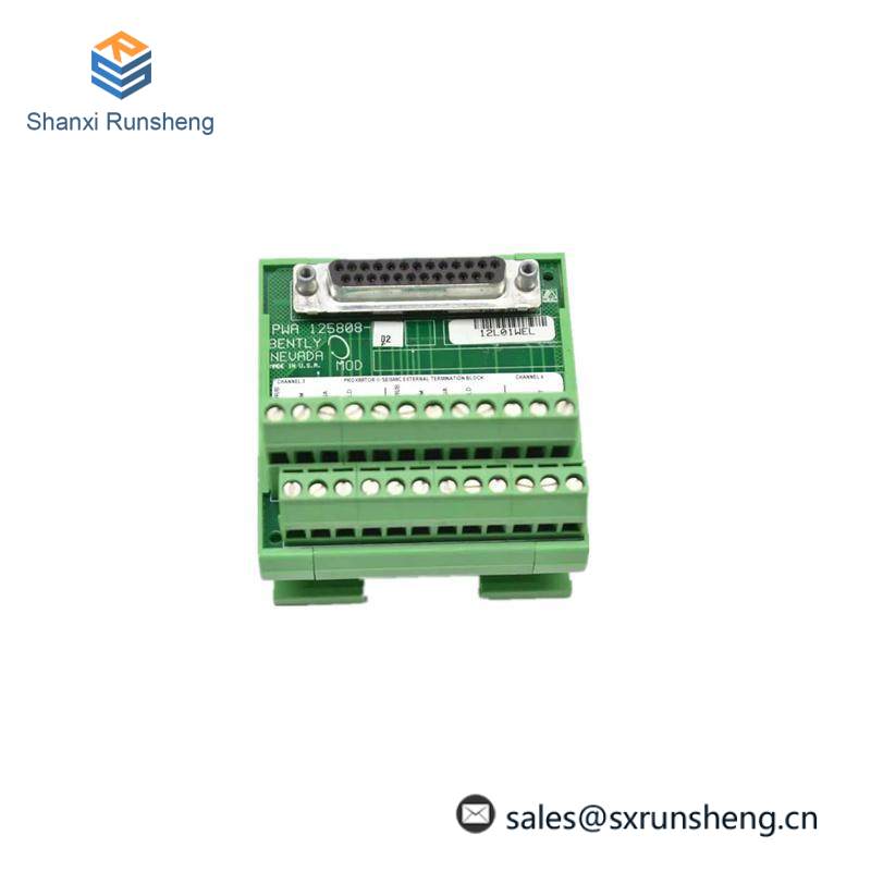 BENTLY NEVADA 125808-02A PROXIMITOR SEISMIC EXTERNAL TERMINAL BLOCK