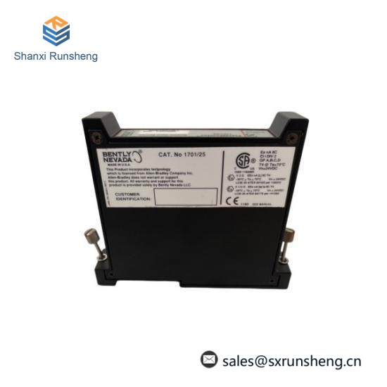 Bently Nevada 1701/25 FieldMonitor Seismic Input Monitor