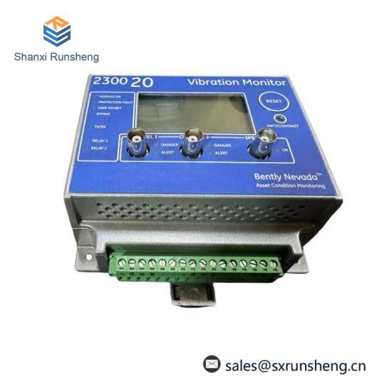 Bently Nevada 2300/20-CN Monitor with 4-20ma Outputs