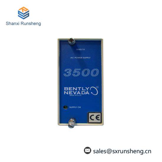 Bently Nevada 3500/15E AC Power Supply Module