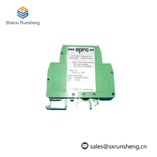 Emerson CON041/913-030/SF EPRO Eddy current signal converter
