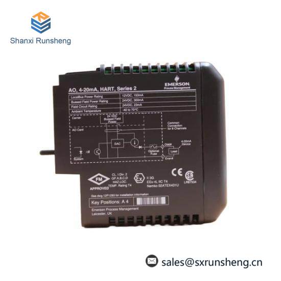 Emerson DeltaV VE4005S2B1 Analog Output Card