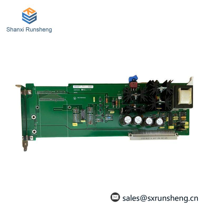 Emerson Ovation 3A99132G02 3PCPS05 W3-DPU-PS Assembly