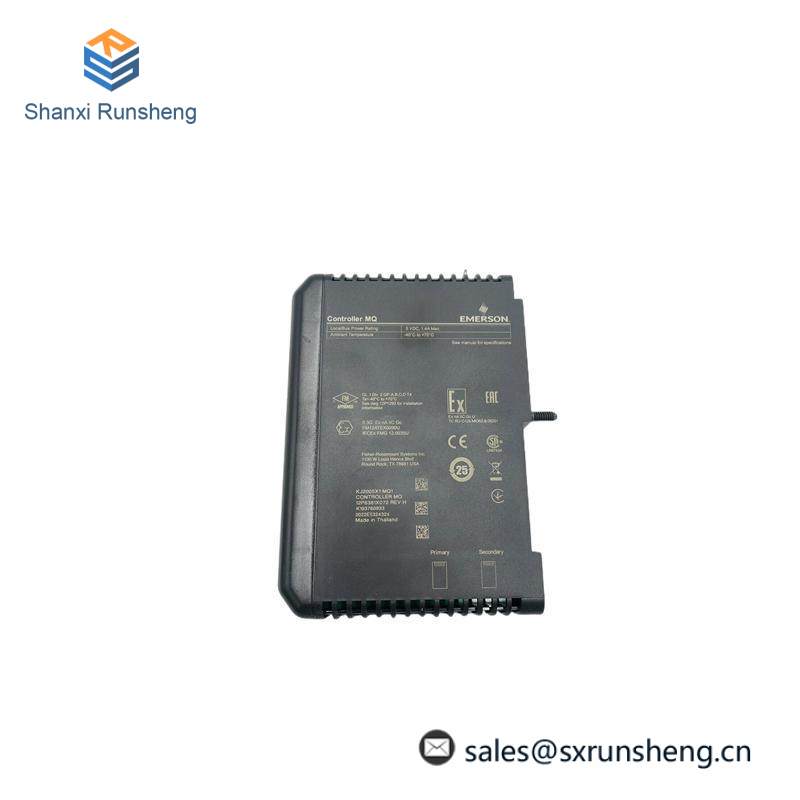 Emerson VE3008 KJ2005X1-MQ1 12P6381X052 MQ Controller