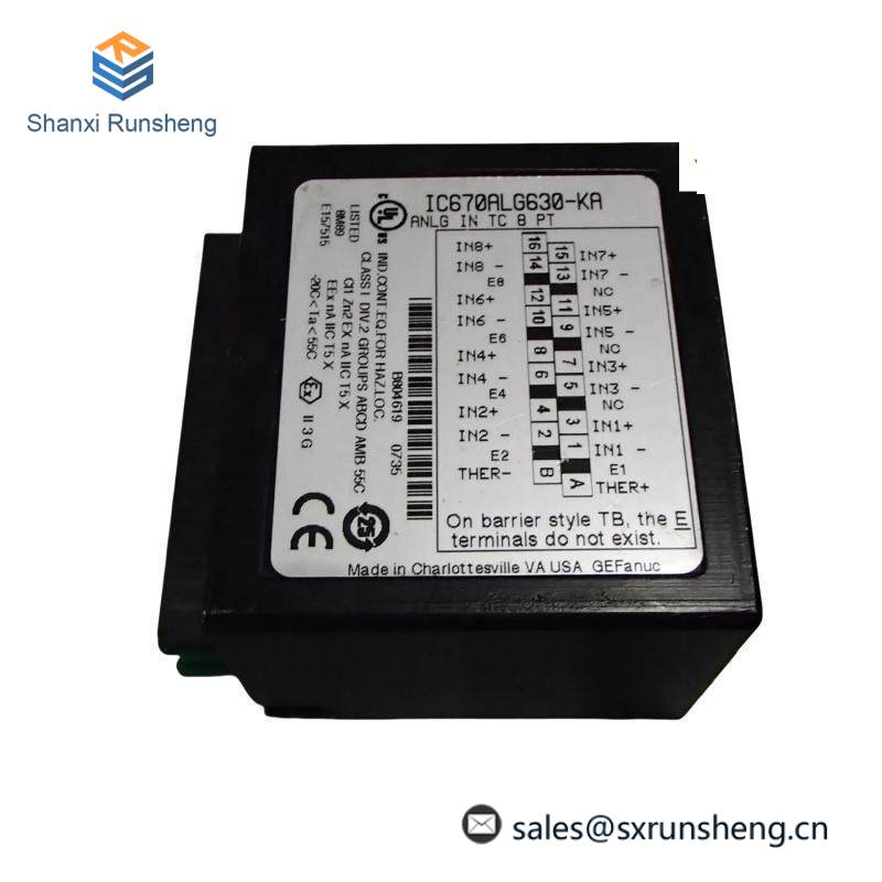 GE Fanuc IC670ALG630 Analog Input PLC Module