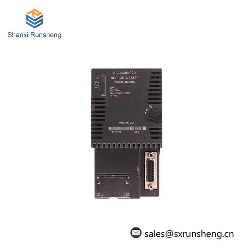 GE IC200CMM020 MODBUS MASTER MODULE