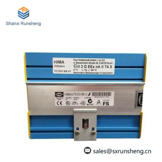 Hima F3 DIO 8/8 01  Hiamtrix F3 DIO 8/8 01 Control Module