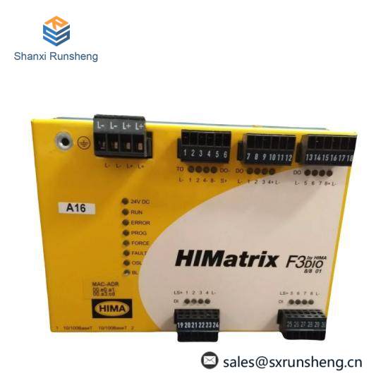 Hima F3 DIO 8/8 01  Hiamtrix F3 DIO 8/8 01 Control Module