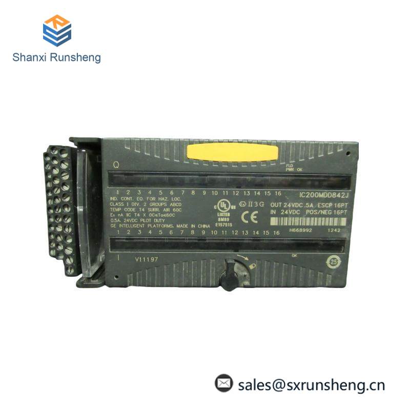 GE IC200MDD842J Mixed 24VDC Output ESCP 16 Pt Input Module