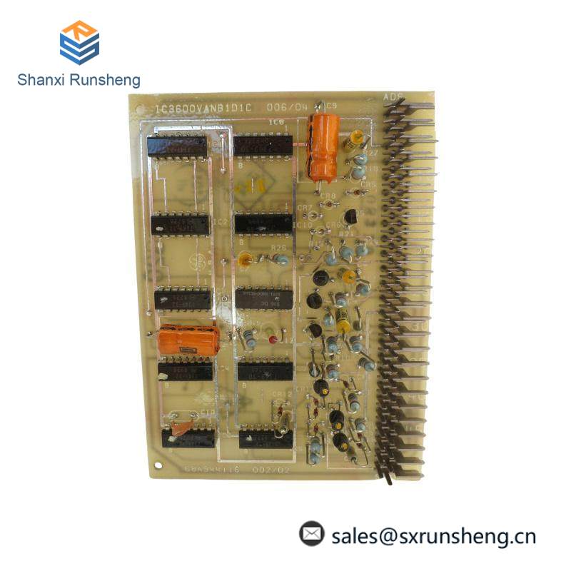 GE IC3600VANB1D1C Control PLC Annunciator Board