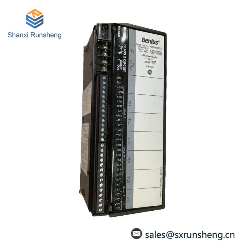 GE Fanuc IC660BBA023 I-O Thermocouple Input Block