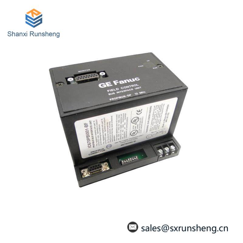 GE Fanuc IC670PBI001 Profibus Bus Interface Unit