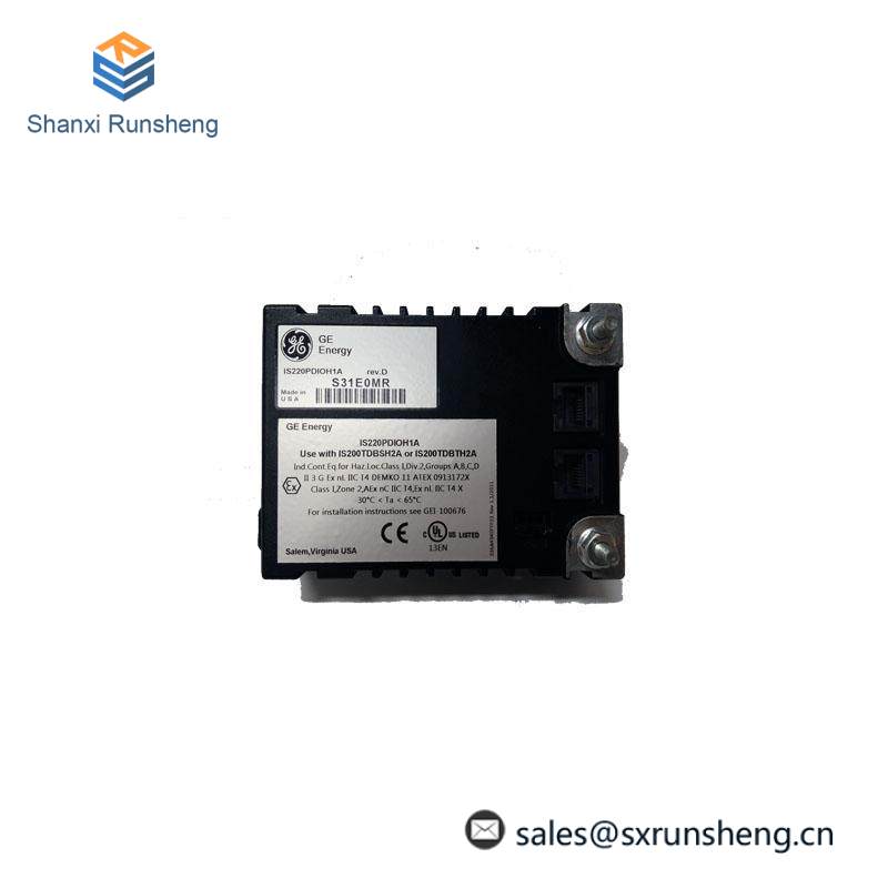 GE IS220PDIOH1A, REV D Boards & Turbine Control