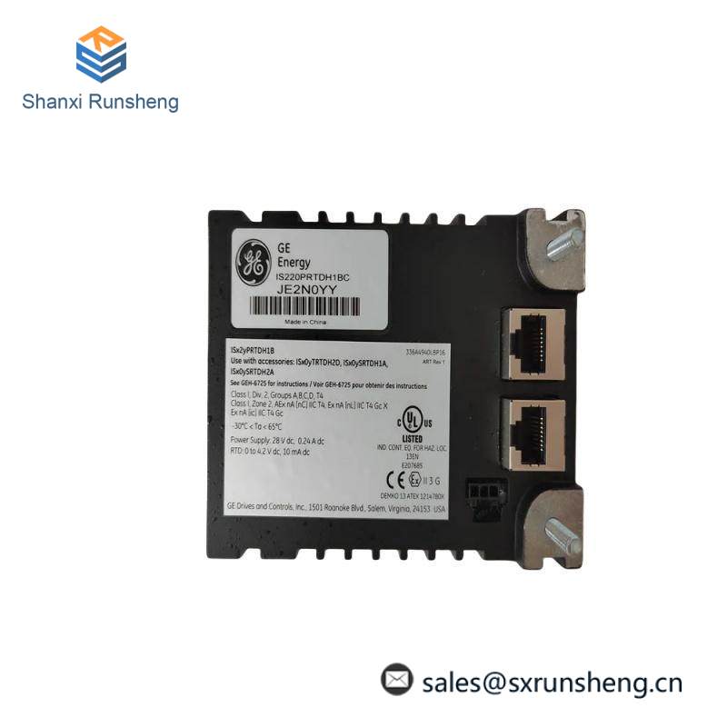 GE IS220PRTDH1B RTD I/O module
