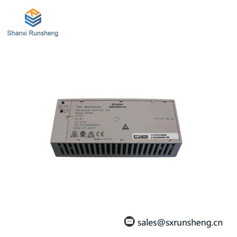 Schneider 171CCS78000 PROCESSOR ADAPTER MODULE