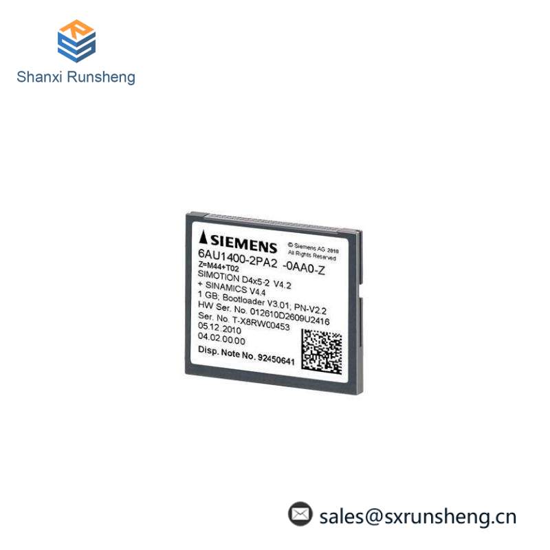 SIEMENS 6AU1400-2PA02-0AA0 1 GB Compact Flash Card
