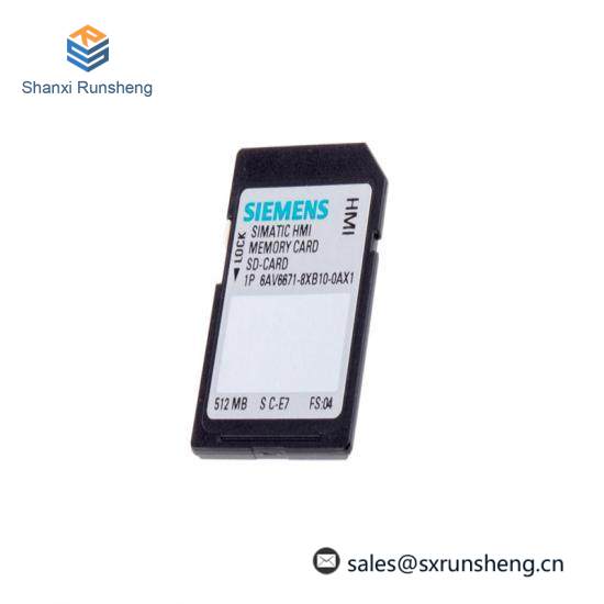 Siemens 6AV6671-8XB10-0AX1 SIMATIC SD memory card