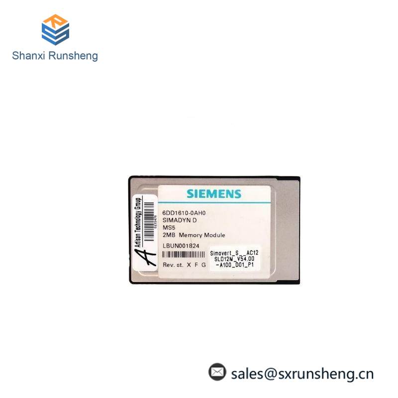 SIEMENS 6DD1610-0AH0 SIMADYN D Memory Submodule
