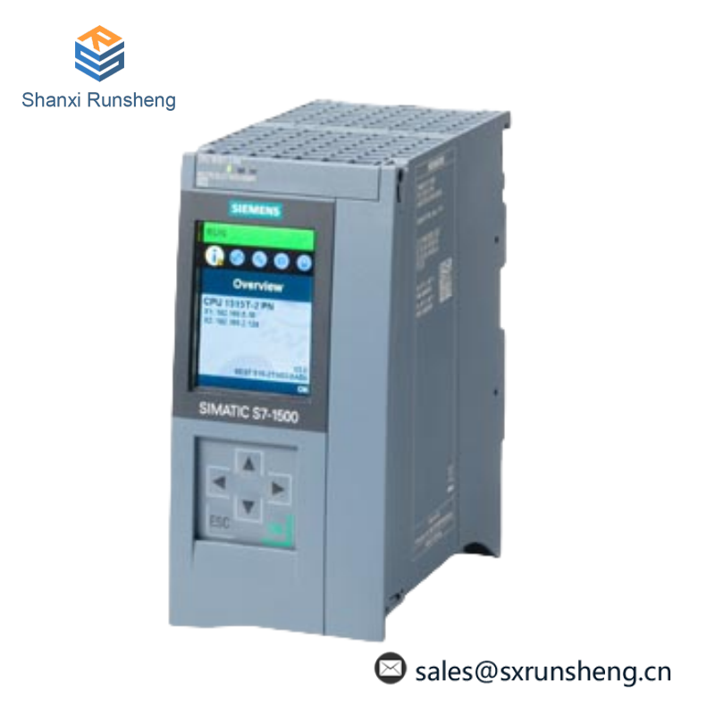 SIEMENS 6ES7515-2TN03-0AB0 central processing unit with 1.5 MB work memory.