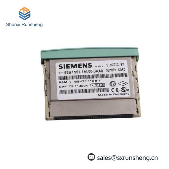 Siemens 6ES7951-1AL00-0AA0 RAM Memory Card for S7-400