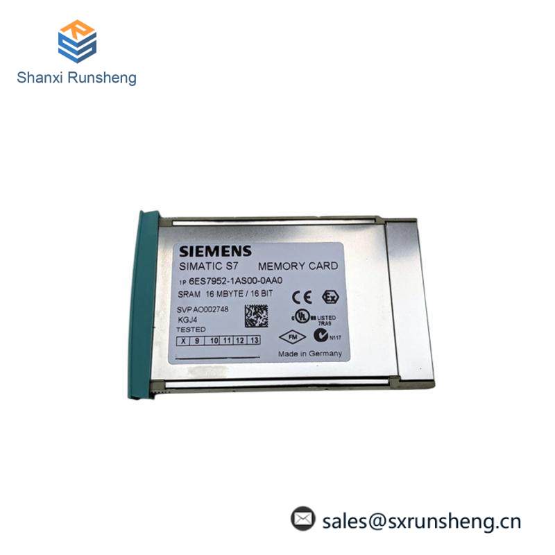 SIEMENS 6ES7952-1AS00-0AA0 MEMORY RAM CARD